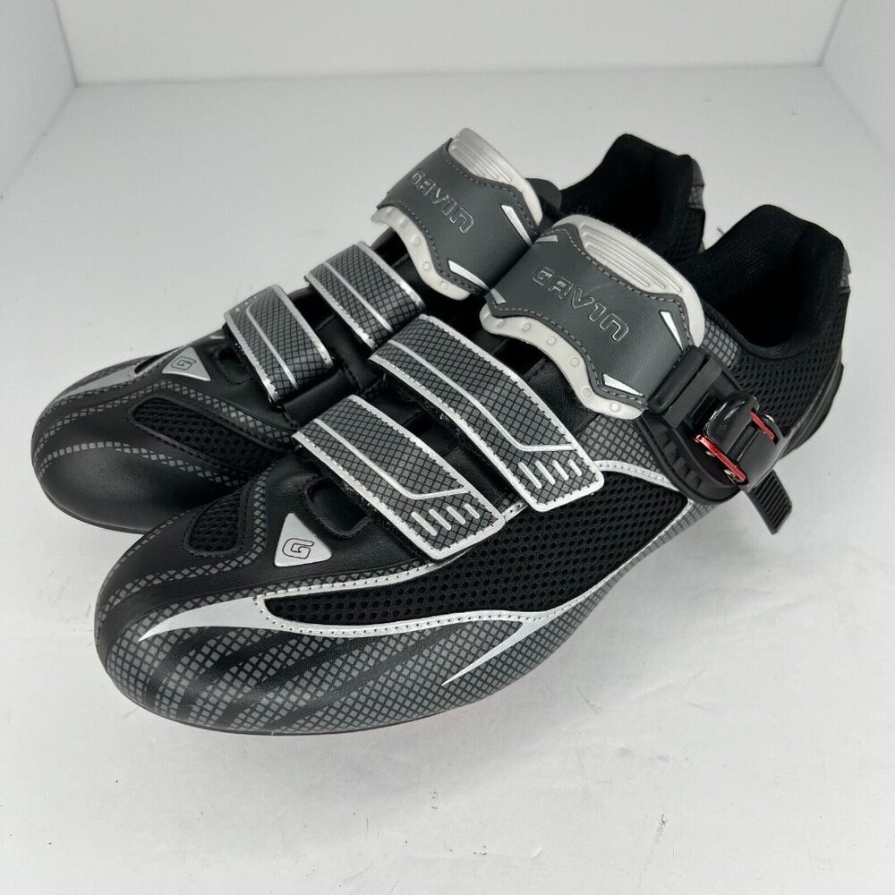 Gavin Mens Elite Road 2 and 3 Bolt Cleat Compatible Size 13 Cycling Cleat Shoes